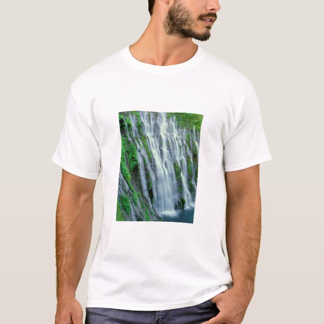 T-shirt Cascade pittoresque, Californie (Devant)