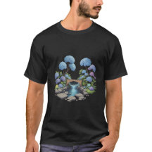 Cascade, pont de pierre et fleurs