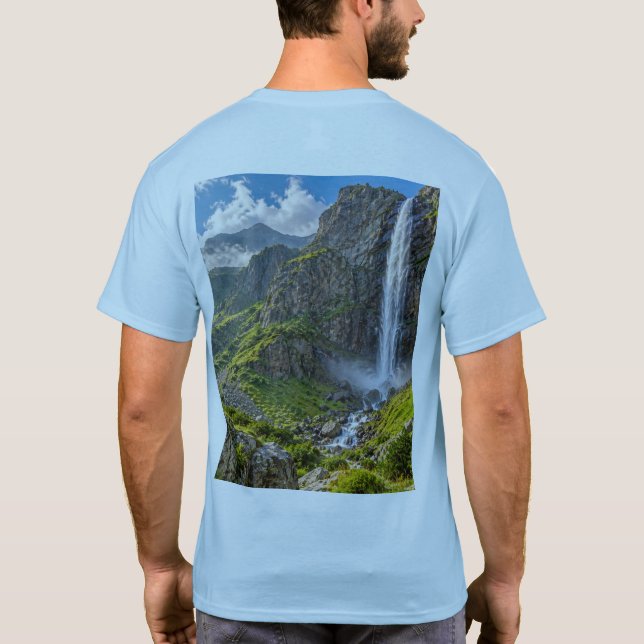 T-shirt Cascade Raysko Praskalo Bulgarie  (Dos)