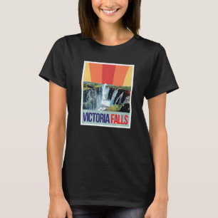 T-shirt Cascade Souvenir Afrique Victoria Falls Zimbabwe