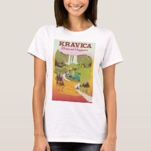 T-shirt Cascades de Kravica Bosnie-Herzégovine