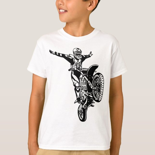 T-shirt Cascades de moto (Devant)
