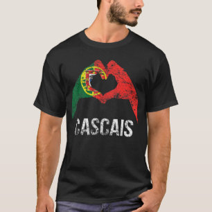 T-shirt Cascais Portugais Ville Amour Vintage Portugal Dra