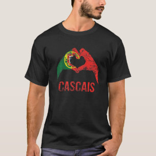 T-shirt Cascais Portugais Ville Amour Vintage Portugal Dra