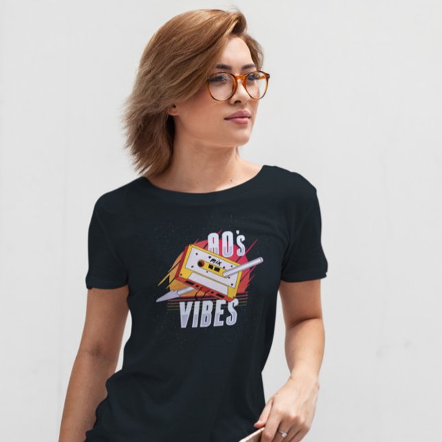 T-shirt Casette Vibes 80S (Créateur téléchargé)