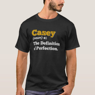 T-shirt Casey Nom Cadeau Personnalisé Anniversaire Funny C