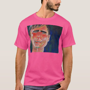 T-shirt Casey Tatum Tim Et Eric Portrait Acrylique