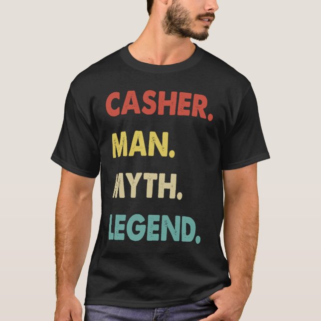 T-shirt Casher Man Myth Legend  1 (Devant)