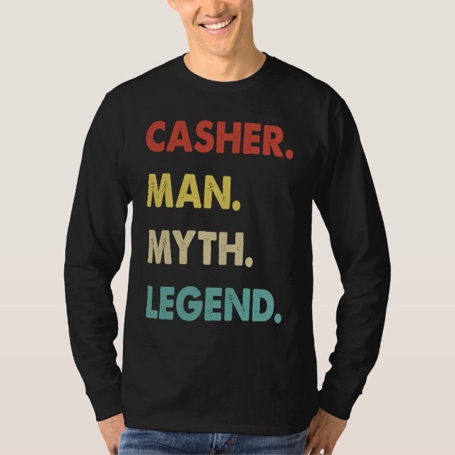 T-shirt Casher Man Myth Legend  1 (Devant)