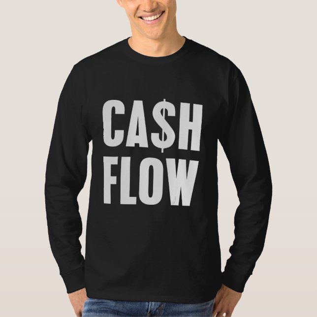 T-shirt Cashflow Business Money Real Estate Flippers Inves (Devant)