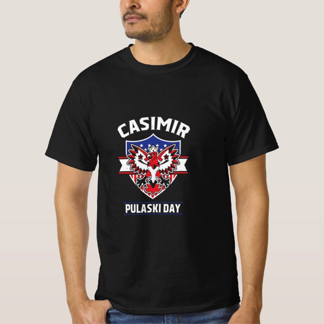 T-shirt Casimir Pulaski Day Chicago 1 (Devant)