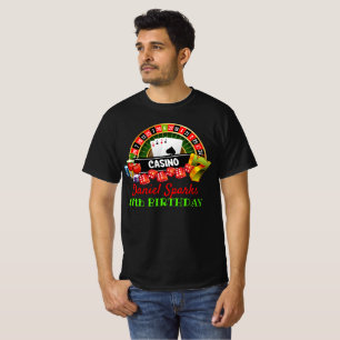 T-shirt Casino de Las Vegas, fête d'anniversaire Personna