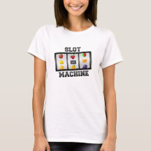 T-shirt casino de machine à sous