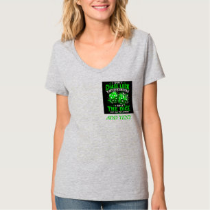 T-shirt CASINO : Je fais ma propre Chance col V