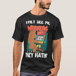 T-shirt Casino Machine de jeu Hall de jeu Free Spings 1