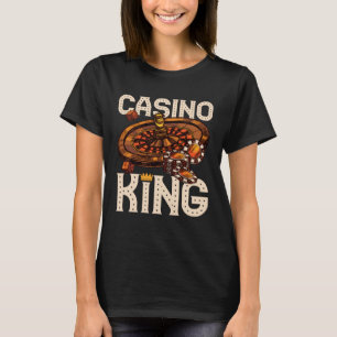T-shirt casino pour hommes casino roi joueur