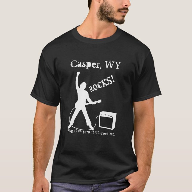 T-shirt Casper, WY (Devant)