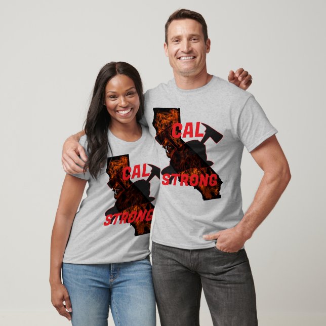 T-shirt CASQUE À FIRE FORT AX EN rouge (Unisexe)