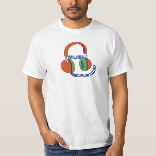 T-shirt Casque audio (Devant)
