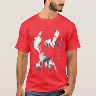 T-shirt Casque Audio Musique Anime Femme garçon