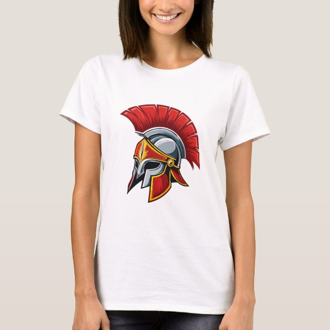 T-shirt Casque corinthien de la Grèce antique (Devant)