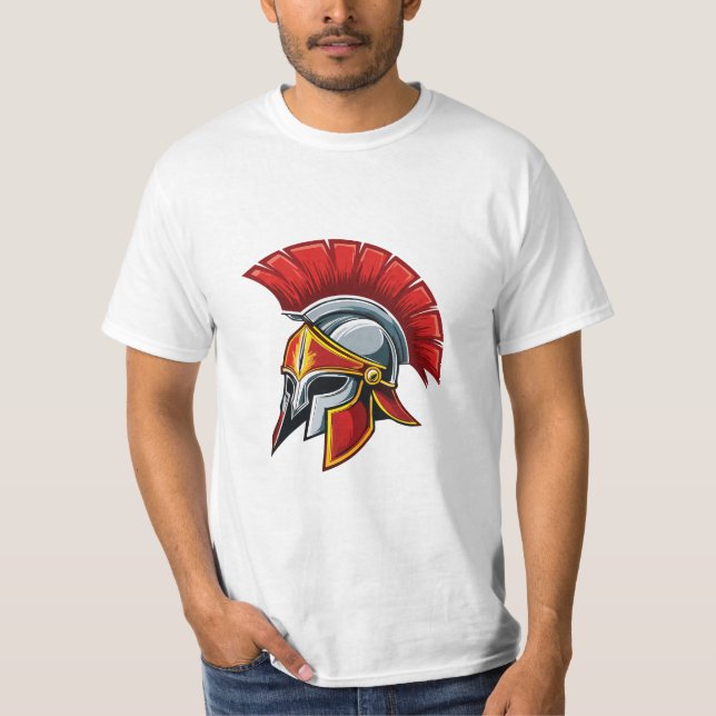 T-shirt Casque corinthien de la Grèce antique (Devant)