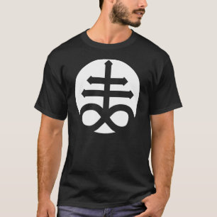T-shirt Casque croisé satanique
