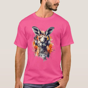 T-shirt Casque d'art forestier Amoureux des animaux Kangar