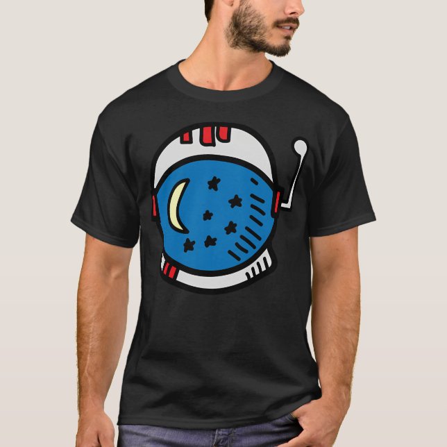 T-shirt Casque d'astronaute (Devant)