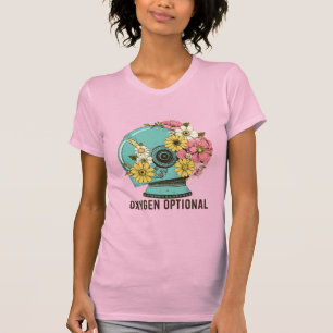 T-shirt Casque d'astronaute fantaisiste Oxygen Optional av