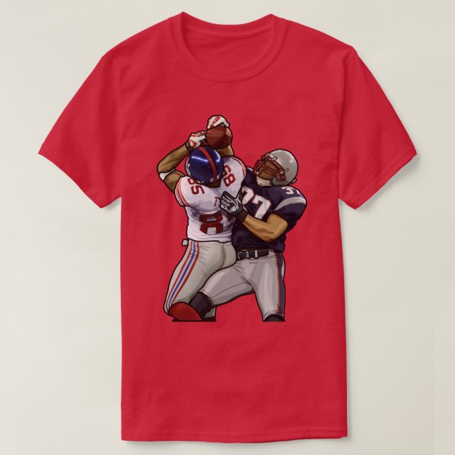 T-shirt Casque David Tyree Catch (Design devant)