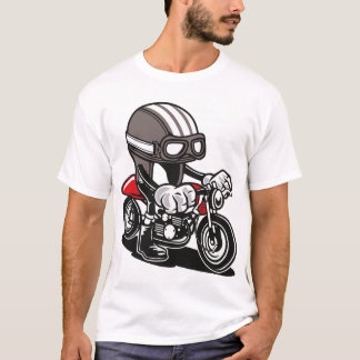 T-shirt Casque de Caferacer