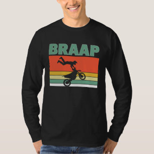 T-shirt Casque de conducteur tout-terrain Rétro Saut Braap