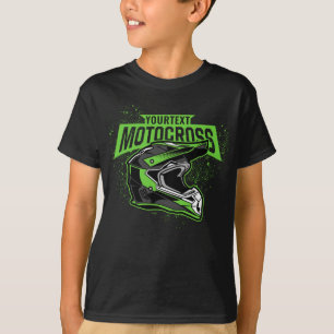 T-shirt Casque de course de motocross motocross personnali