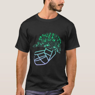 T-shirt Casque de cricket pour garçons joueurs de cricket