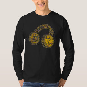 T-shirt Casque de DJ de musique pour maman musicien