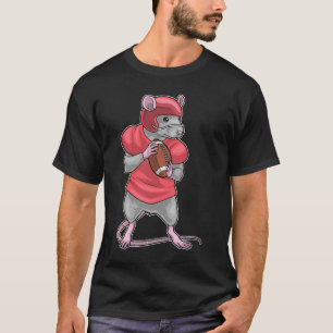 T-shirt Casque de football américain Rat
