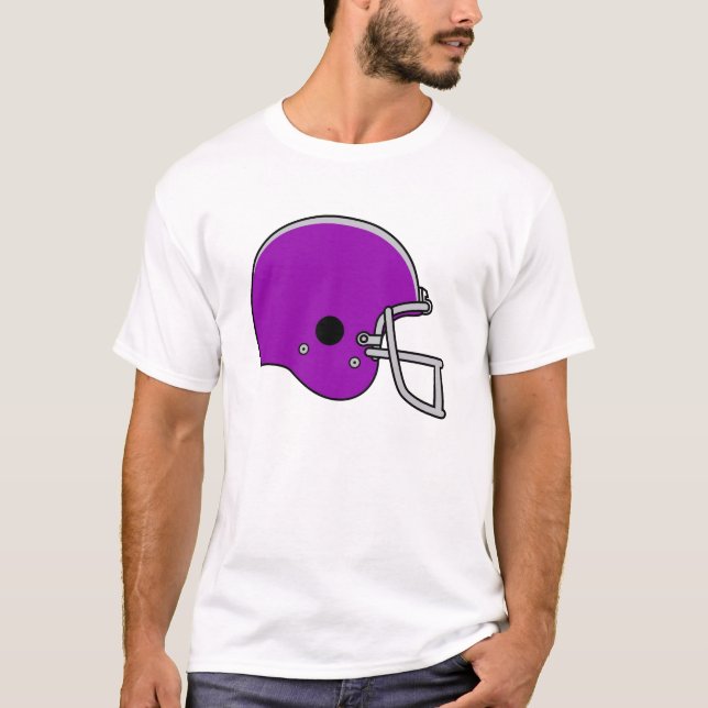 T-shirt Casque de football pourpre (Devant)