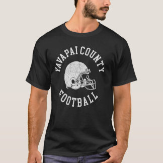 T-shirt Casque de football Yavapai County Throwback