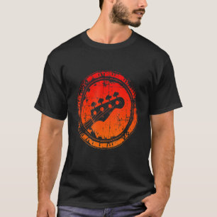 T-shirt Casque de guitare basse vintage pour Bhelp et Bass