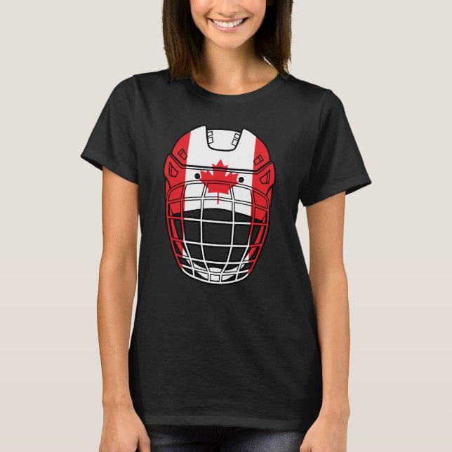 T-shirt Casque de hockey sur glace - Canada (Devant)