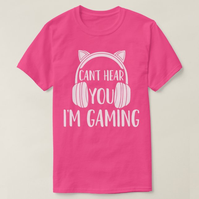 T-shirt Casque de jeu vidéo Jeu de jeu (Design devant)