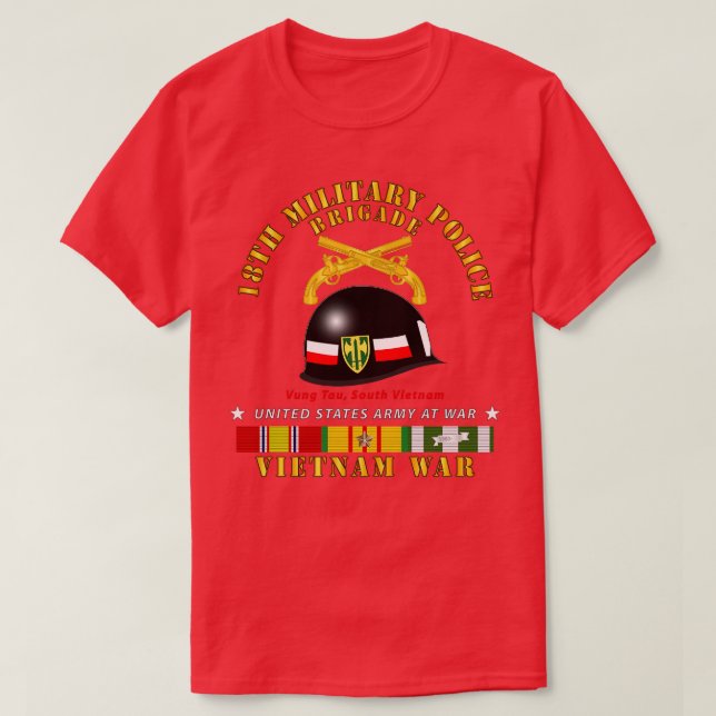 T-shirt Casque de la 18e brigade du député Vietnam avec SV (Design devant)