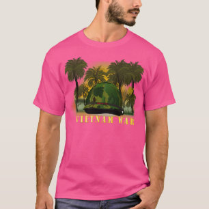 T-shirt Casque de l'époque du Vietnam couverture Frontis E