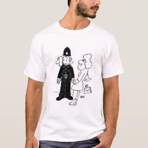 T-shirt Casque de l'horloge du policier