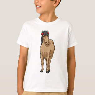 T-shirt Casque de musique à cheval