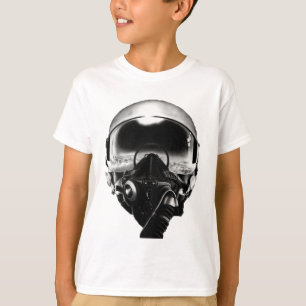 T-shirt Casque de pilote de combat