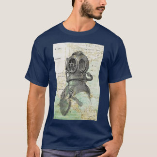 T-shirt Casque de plongée sous-marine