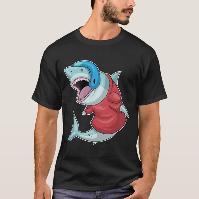 T-shirt Casque de requin (Devant)