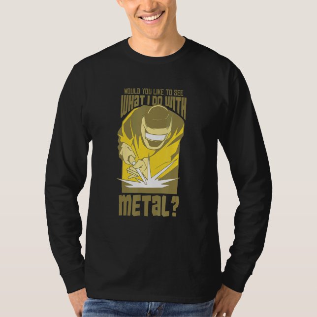 T-shirt Casque de soudage Dit Pour Soudeurs Soudage 2 (Devant)